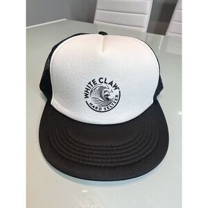 Vintage White Claw Hard Seltzer Mesh Snapback Baseball Cap Trucker Hat Lid